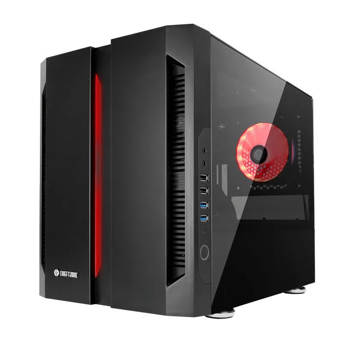 Carcasă PC Chieftec GM-01B-OP, Micro-ATX, ATX, Negru