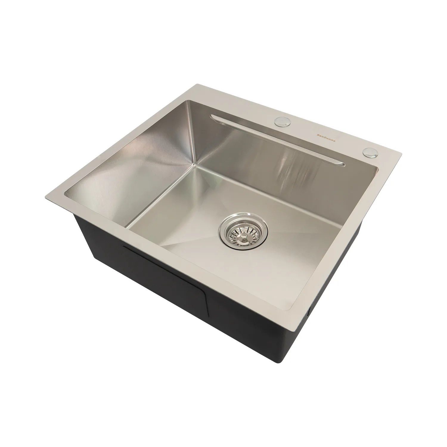 Chiuveta handmade SanDonna HD5550 (Crom satin)