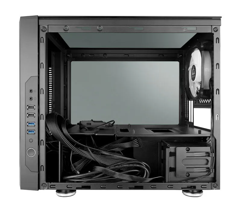 Carcasă PC Chieftec GM-01B-OP, Micro-ATX, ATX, Negru
