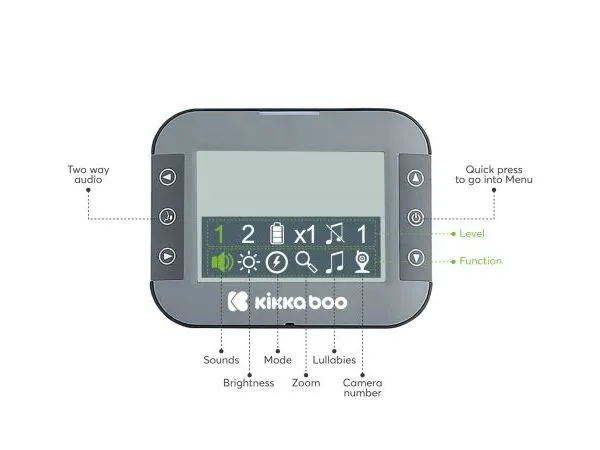 Baby digital monitor Attento Kikka Boo