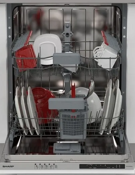 Посудомоечная машина Sharp QWNI14I47EXEU, Белый