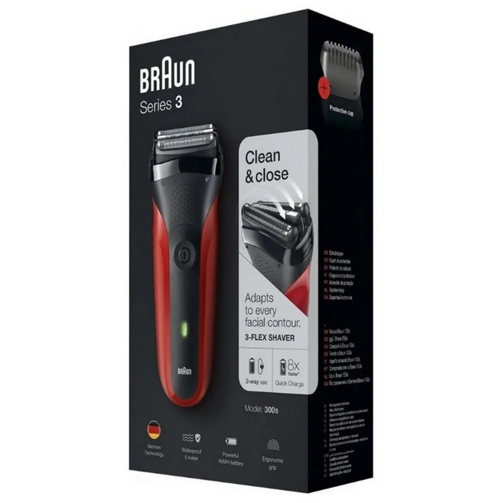 Shaver Braun 300S Red