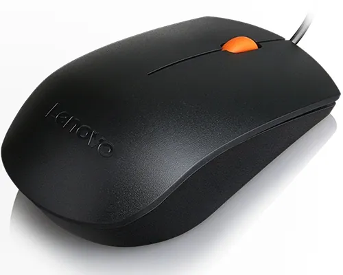 Mouse Lenovo 300 USB, Negru