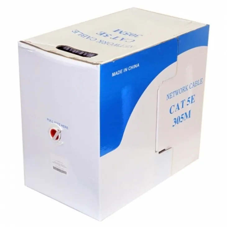 Cable FTP Cat.5e solid 4X2X1/0.52 copper, LACU5007, APC Electronic, 305m