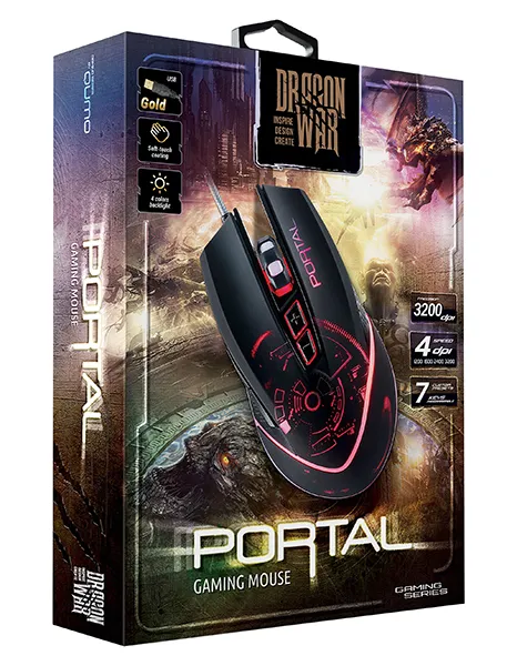 Игровая мышь QUMO Portal, Чёрный