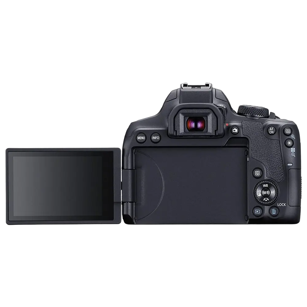 Aparat foto DSLR Canon EOS 850D + EF-S 18-55 IS, Negru