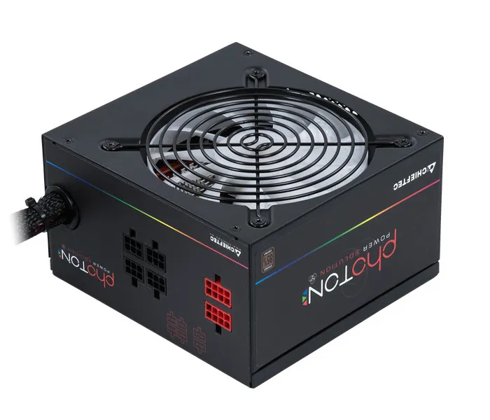 Блок питания для компьютеров Chieftec CTG-650C-RGB, 650Вт, ATX, Полумодульный
