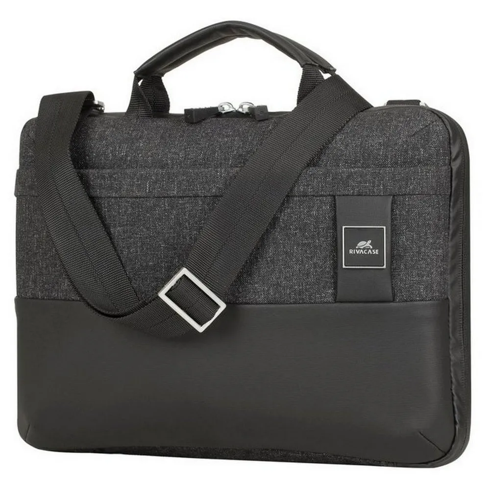 Geantă pentru Laptop RivaCase Lantau, 13.3", Poliester, Negru
