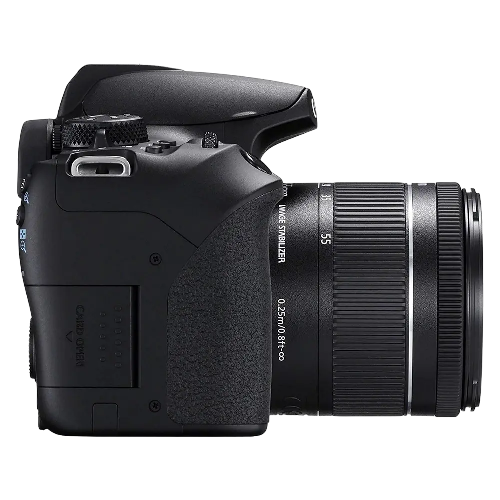 Aparat foto DSLR Canon EOS 850D + EF-S 18-55 IS, Negru