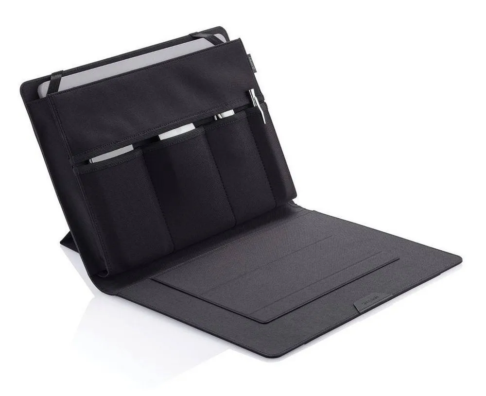 Husă universală pentru Laptop XD-Design Mobile office, 13", Poliester, Negru
