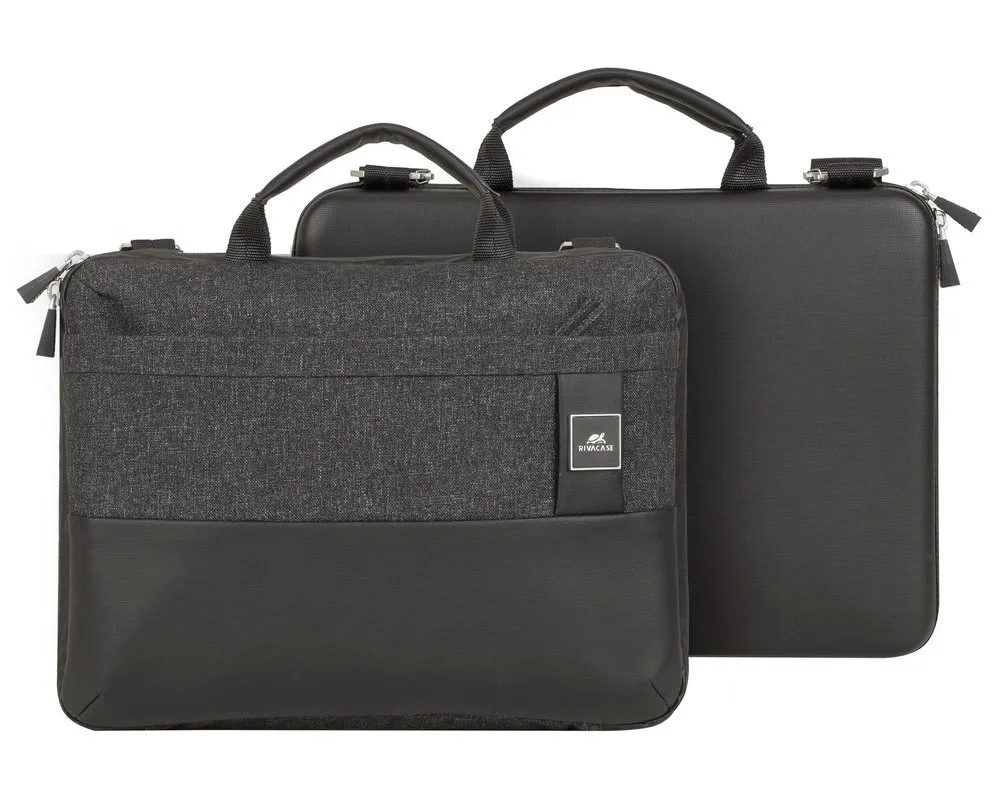 Geantă pentru Laptop RivaCase Lantau, 13.3", Poliester, Negru