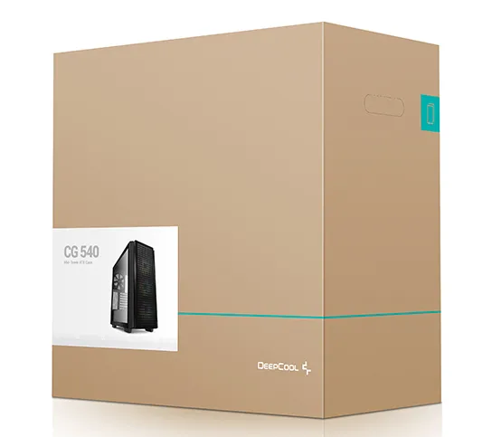 Carcasă PC Deepcool CG540, Midi-Tower, ATX PS2 , Negru