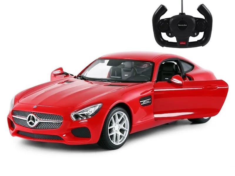 Jucărie cu telecomandă Rastar Mercedes AMG GT, 1:14, Roșu (74000)