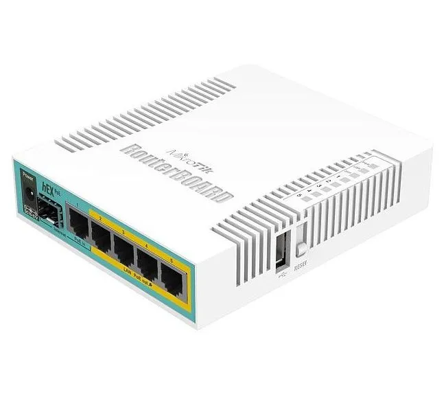 Маршрутизатор MikroTik hEX PoE, Белый