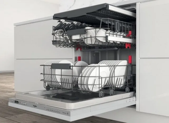 Mașină de spălat vase Whirlpool WIC 3C33 PFE, Argintiu