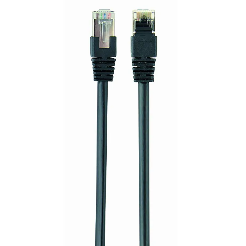 Patch cord Cablexpert PP22-0.5M/BK, Cat5e FTP, 0,5m, Negru