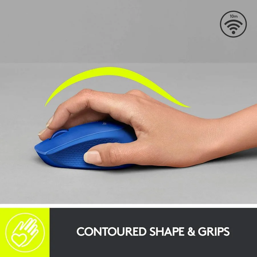 Беcпроводная мышь Logitech M280, Синий