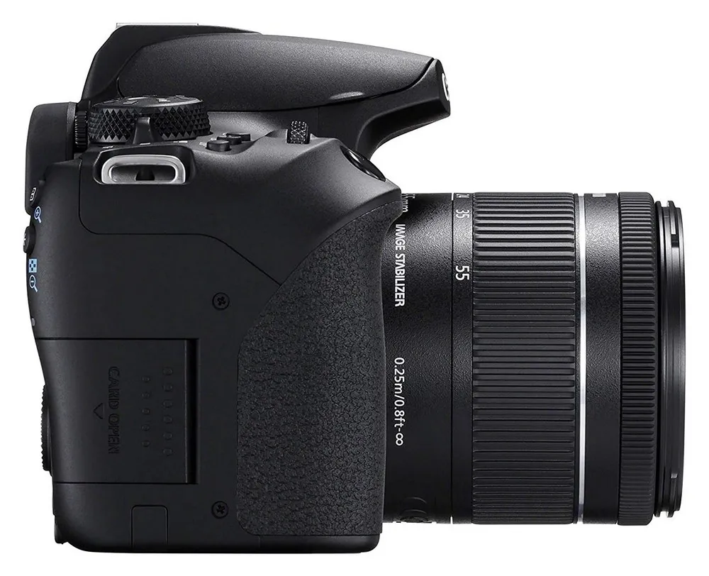 Aparat foto DSLR Canon EOS 850D + EF-S 18-55 IS, Negru