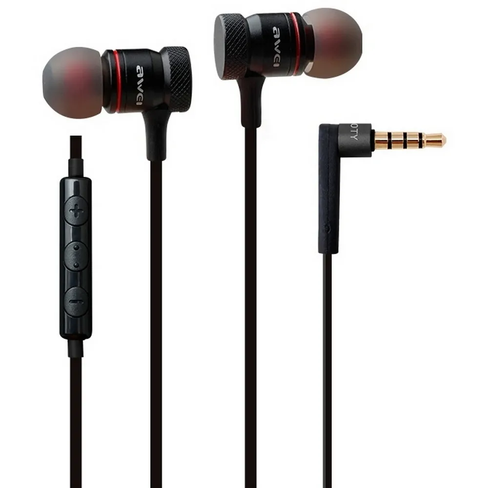 Наушники Awei ES70Ty, Чёрный