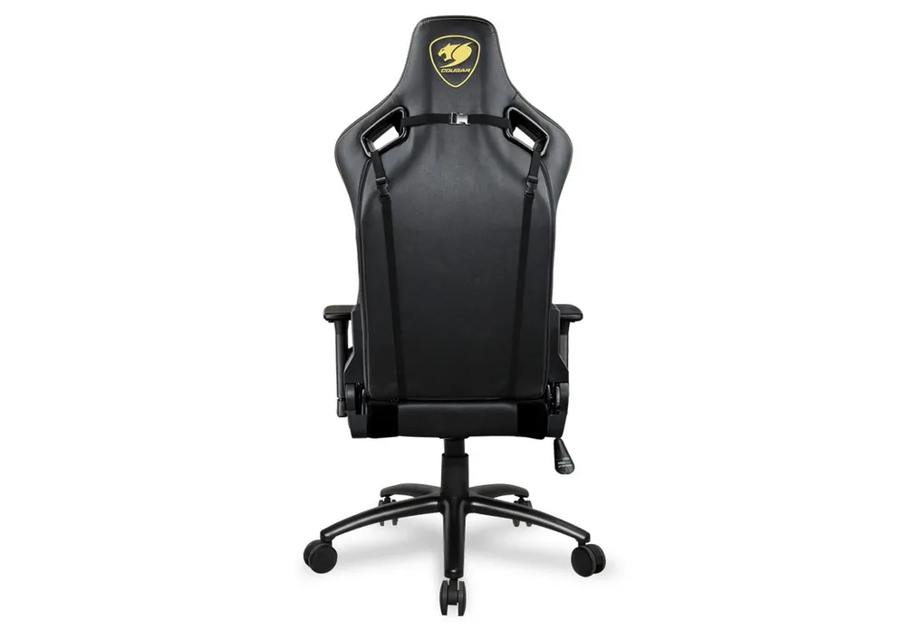 Gaming Chair Cougar EXPLORE S Royal Black/Gold, User max load up to 120kg / height 155-190cm