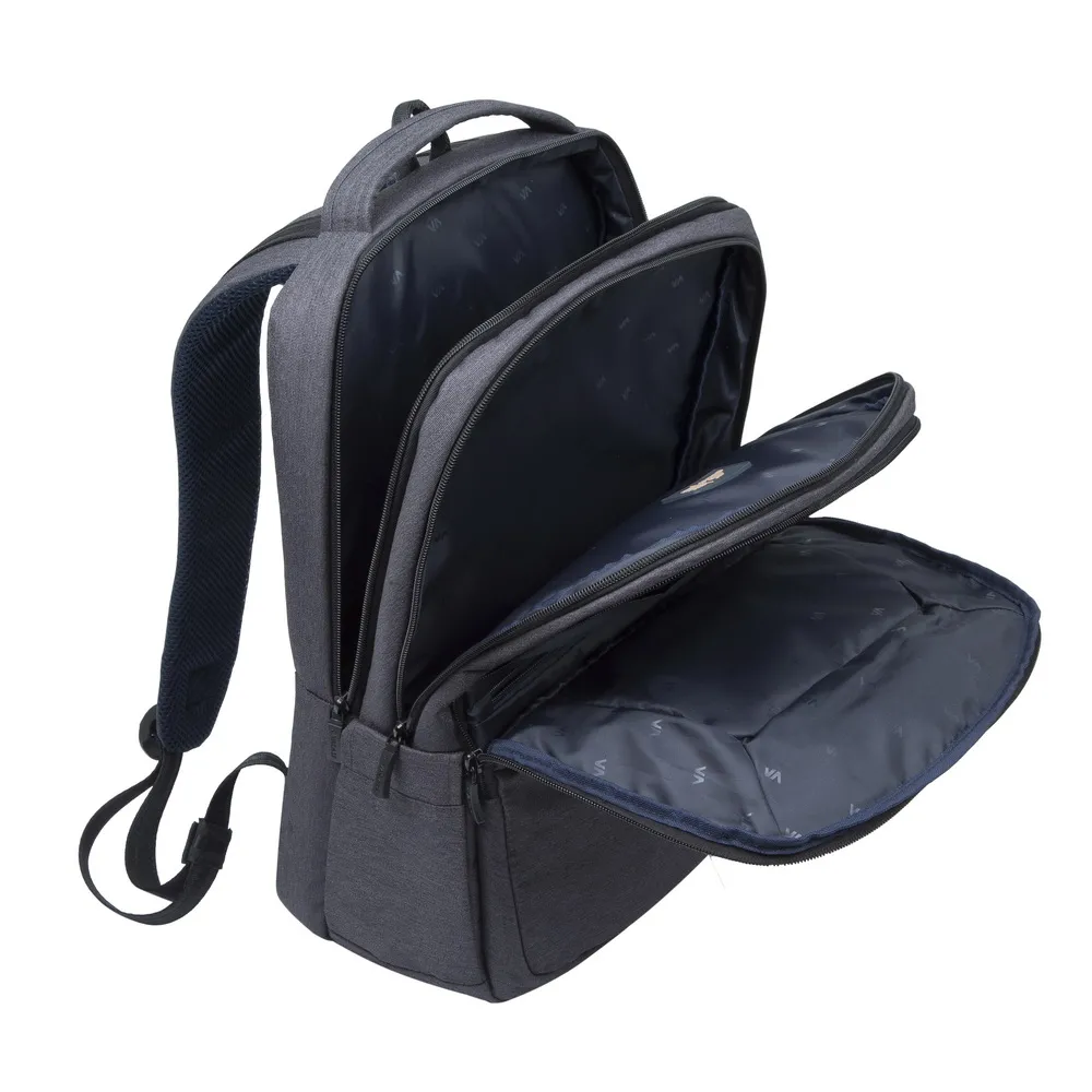 Rucsac pentru Laptop RivaCase Suzuka, Poliester, Negru