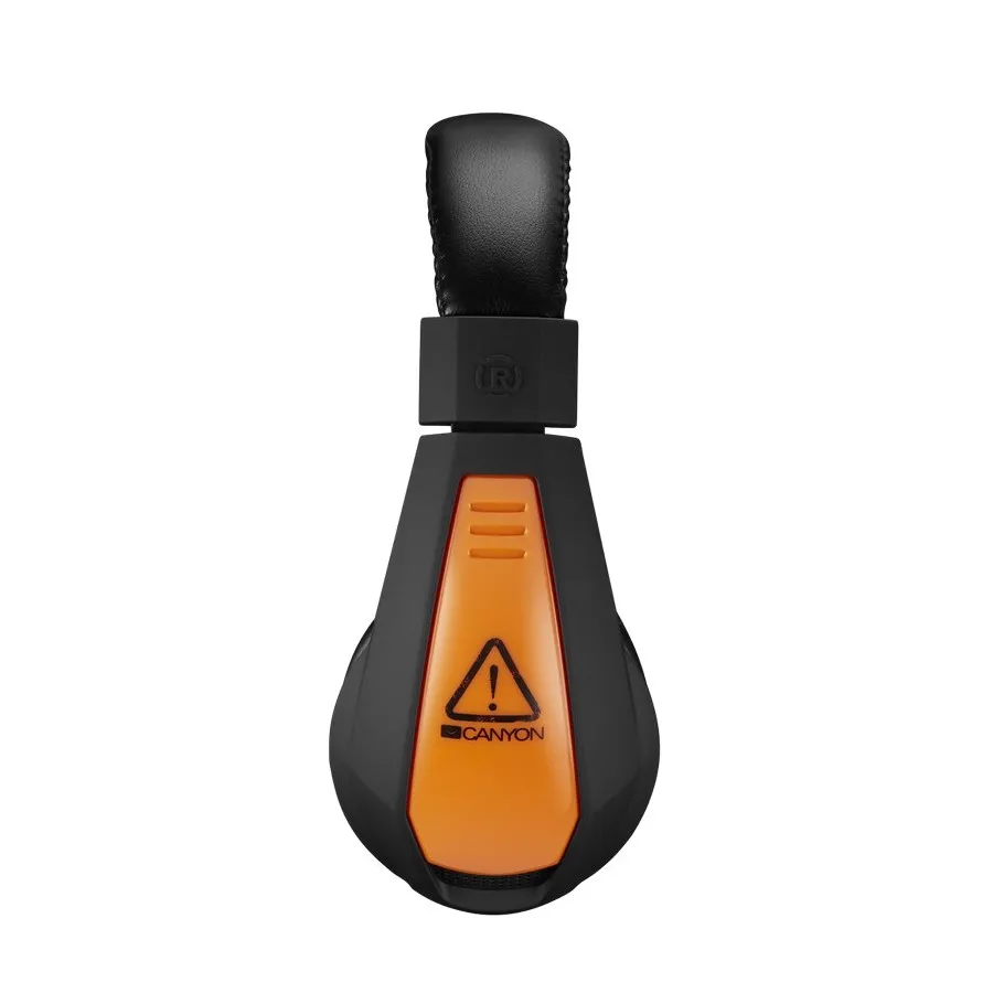 Căști gaming Canyon Star Raider, Cu fir, Negru/Portocaliu