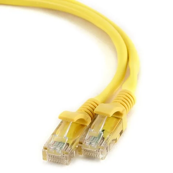 Patch cord Cablexpert PP12-2M/Y, CAT5e UTP, 2m, Galben
