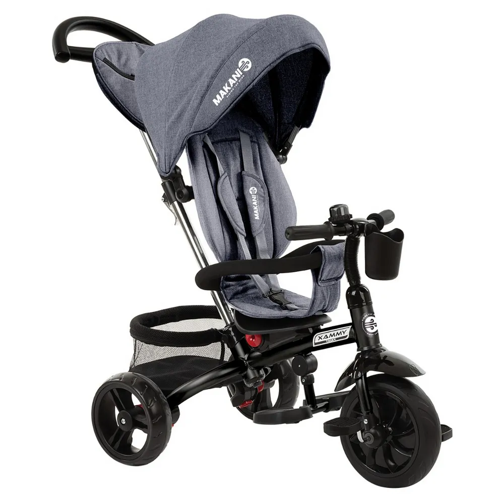 Bicicletă cu trei roți Makani Xammy, Gri