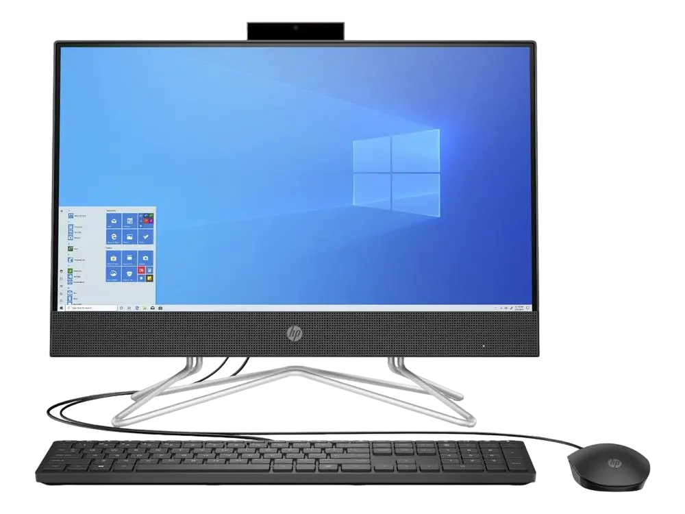 Computer All-in-One HP 22-df1069ur, 21,5", Intel Core i3-1115G4, 8GB/256GB, Windows 11 Home, Negru