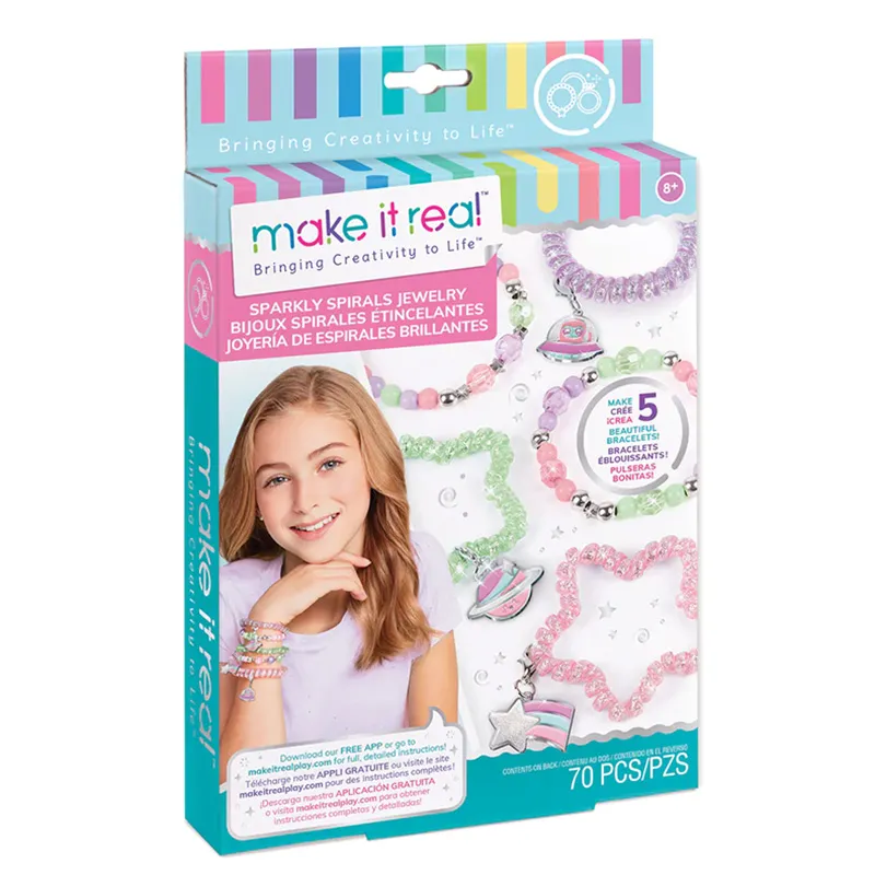 Set brățări cu spirală strălucitoare make it real MIR 1210M