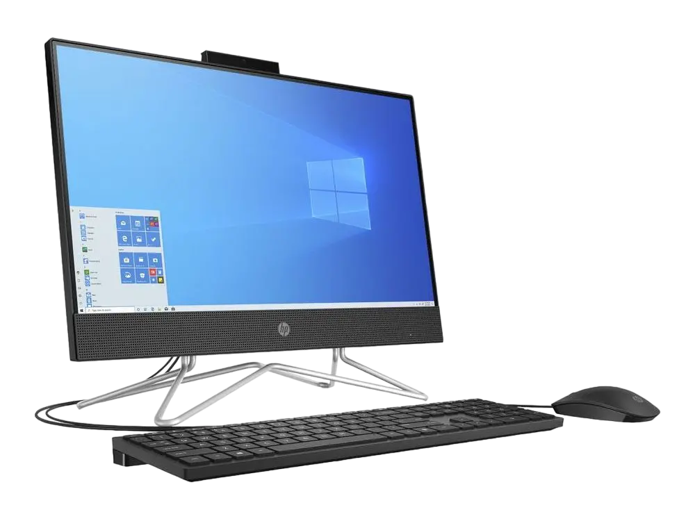 Computer All-in-One HP 22-df1069ur, 21,5", Intel Core i3-1115G4, 8GB/256GB, Windows 11 Home, Negru