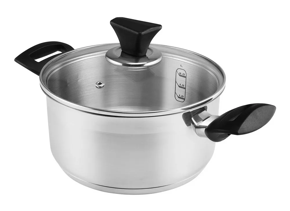 Cratiță Polaris Verde-20C, 3L, Argintiu