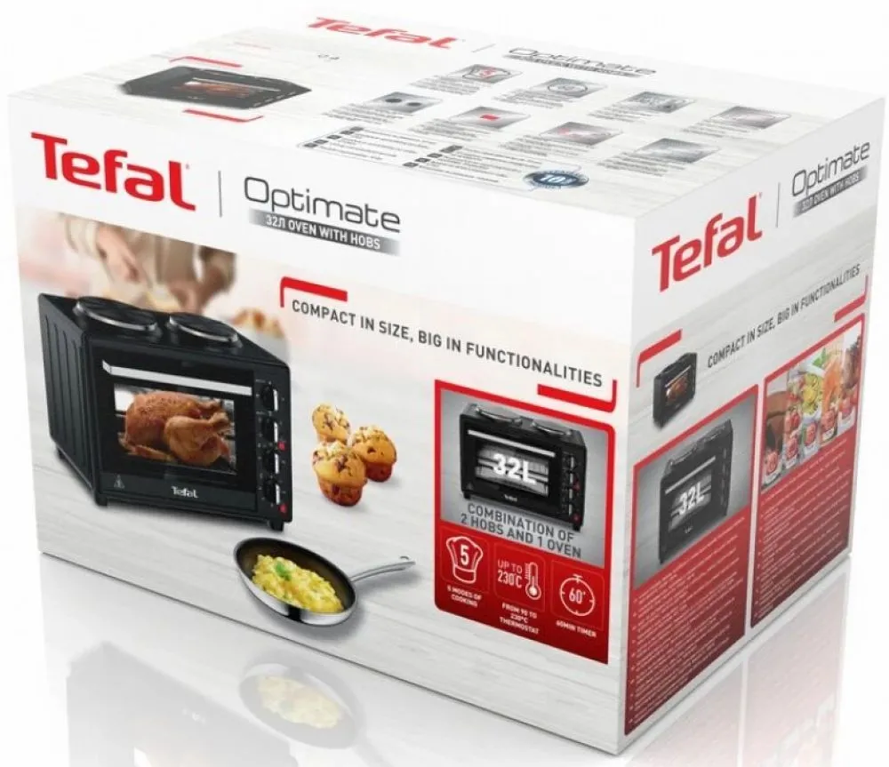 Cuptor Electric Tefal OF463830, Negru