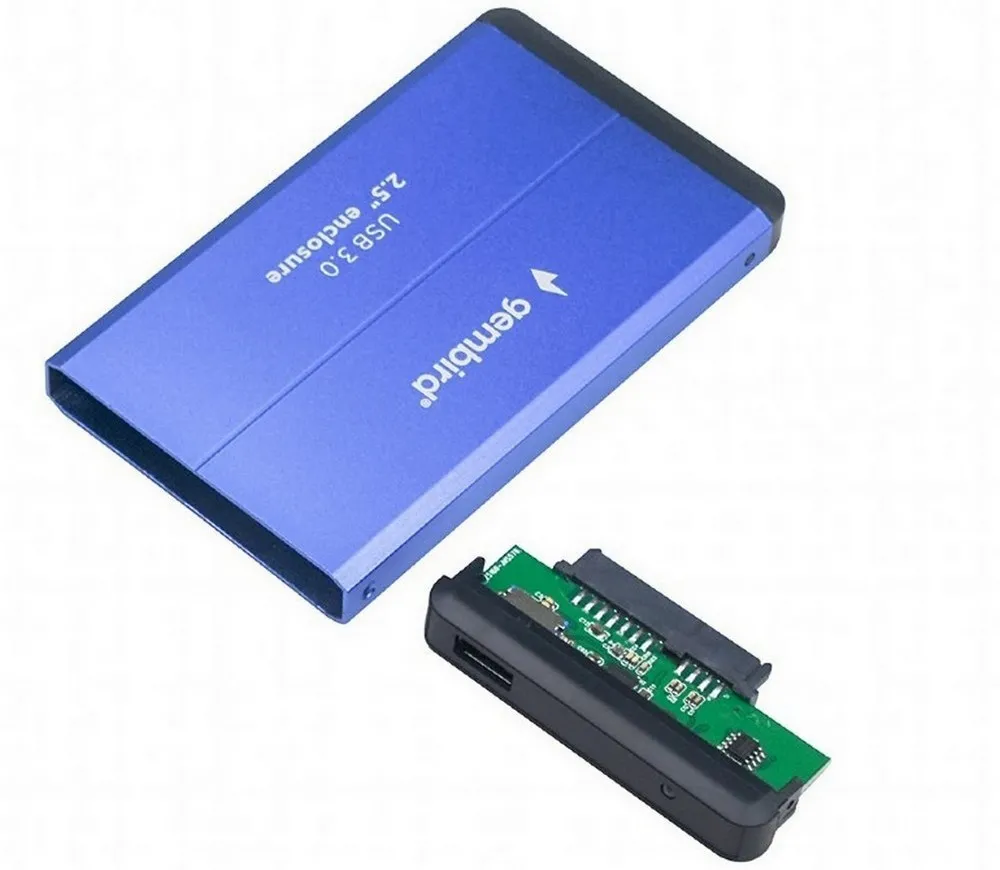 Carcasă externă Gembird EE2-U3S-2-B, Albastru (EE2-U3S-2-B)