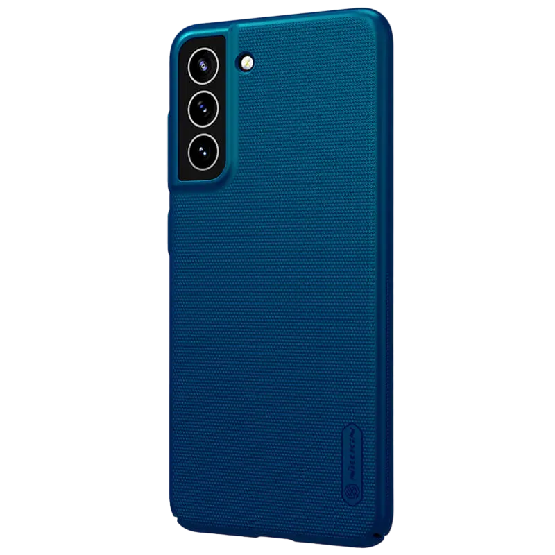 Чехол Nillkin Nillkin SAM. S21 FE, Frosted, Peacock Blue, Синий