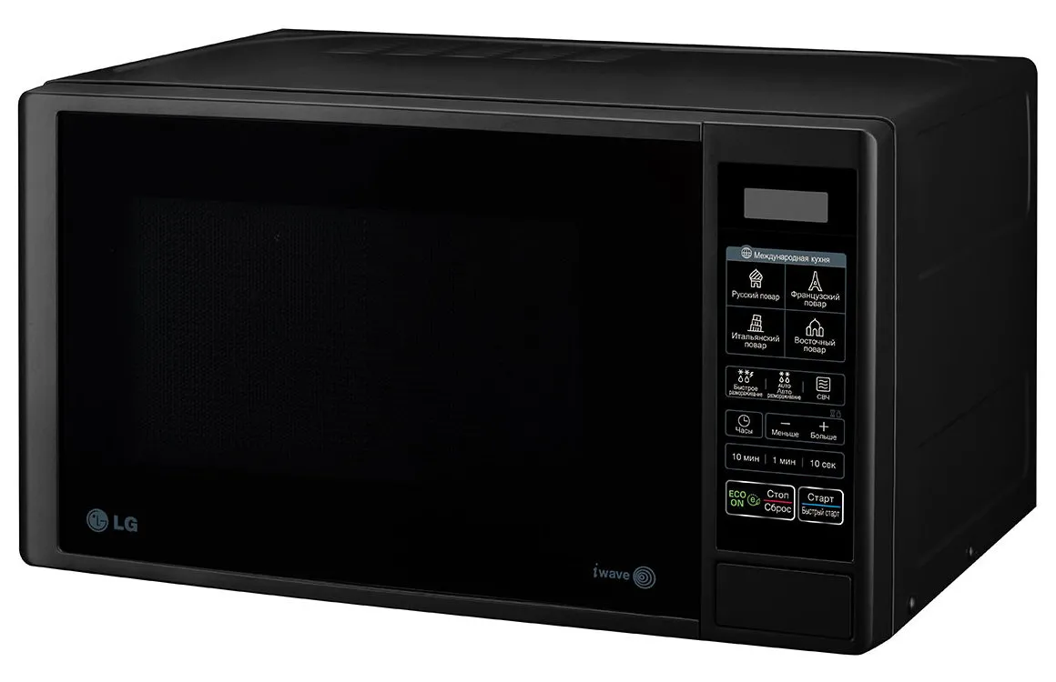 Cuptor cu microunde LG MS2042DB, Negru