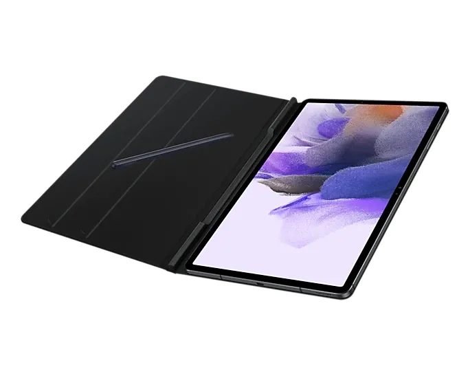 Чехол для планшета Samsung Tab S Book Cover, 12,4", Полиуретан, Чёрный