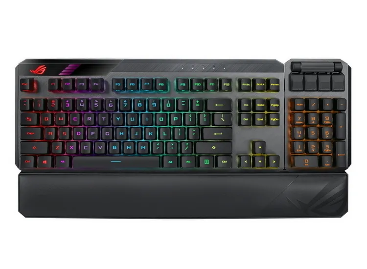 Клавиатура ASUS ROG Claymore II, Беспроводное, Чёрный