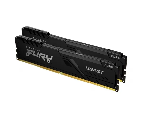 Оперативная память Kingston FURY Beast, DDR4 SDRAM, 3600 МГц, 16Гб, KF436C17BBK2/16
