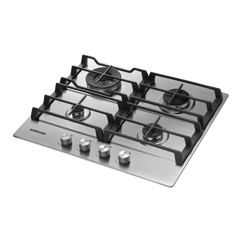 Plită pe gaz Samsung NA64H3030AS/WT, Oțel inoxidabil