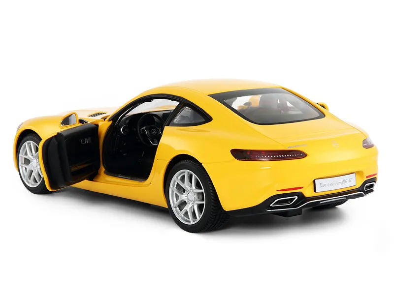 Jucărie cu telecomandă Rastar Mercedes AMG GT, 1:14, Galben (74000)