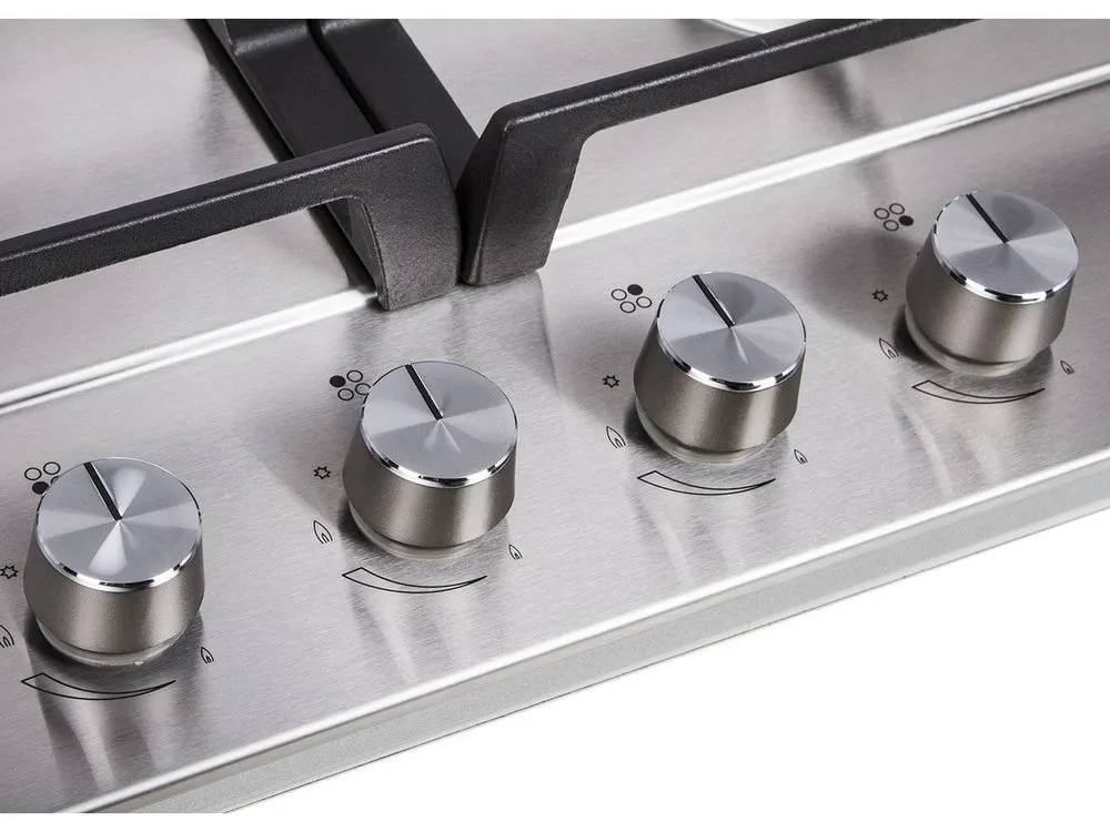 Plită pe gaz Samsung NA64H3030AS/WT, Oțel inoxidabil