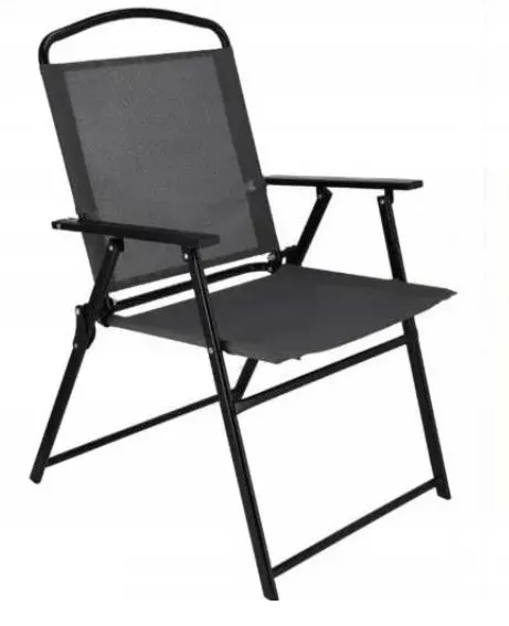 SET 4 Scaune pliabile Waltz (Negru)     