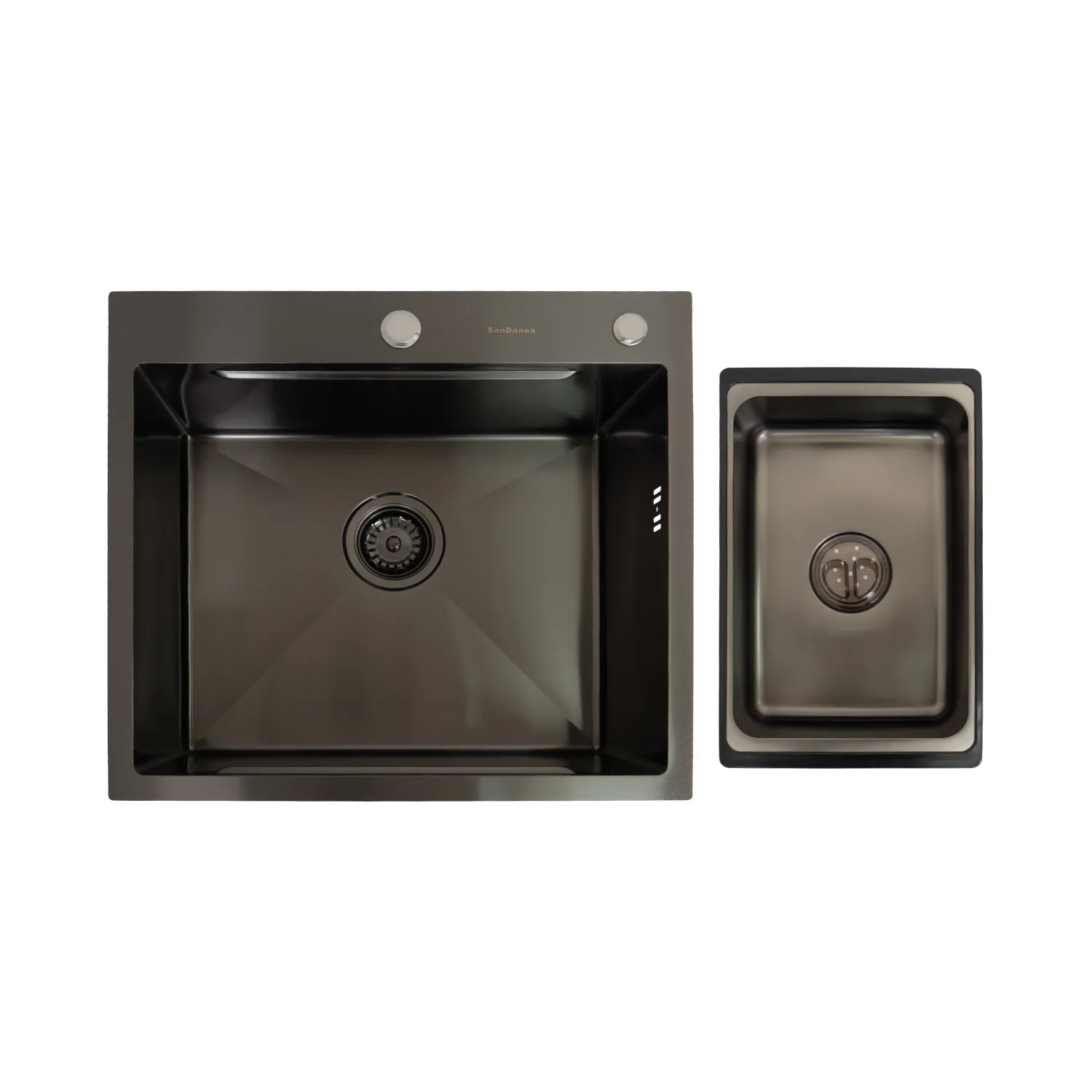 Кухонная мойка handmade SanDonna HD5550 (Чёрный) 