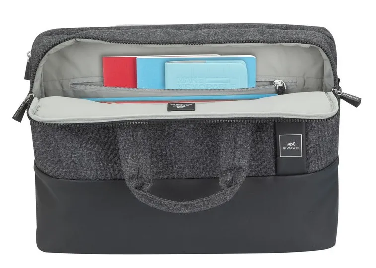 Geantă pentru Laptop RivaCase Lantau, 15.6", Poliester, Negru
