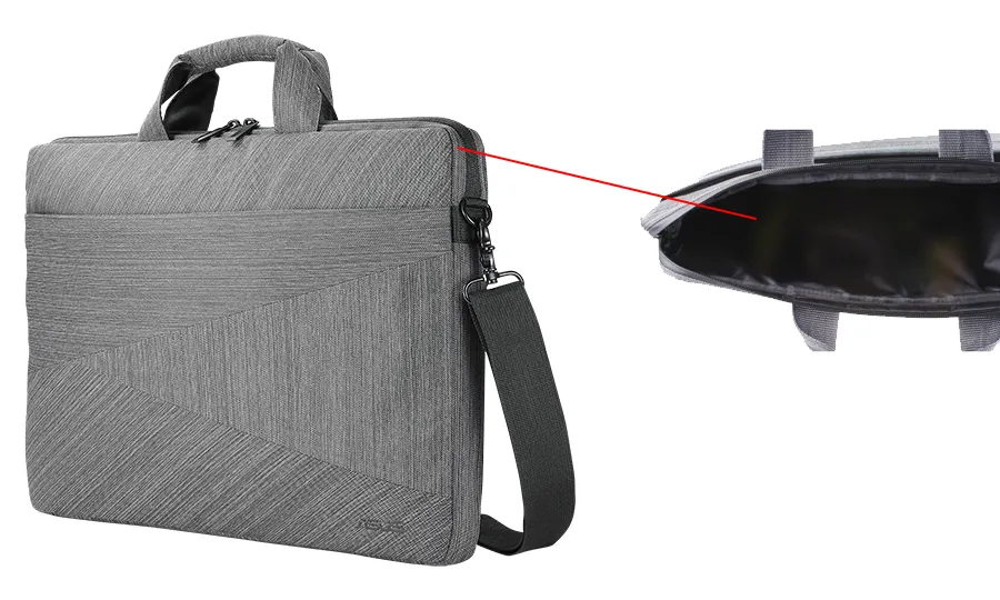 Geantă pentru Laptop ASUS Artemis, 15", Poliester, Gri