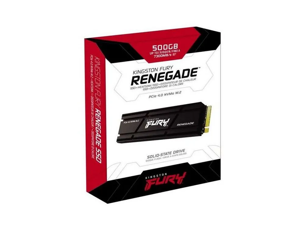 Накопитель SSD Kingston FURY Renegade, 500Гб, SFYRSK/500G