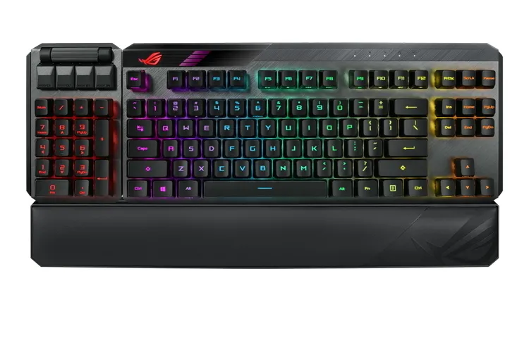 Клавиатура ASUS ROG Claymore II, Беспроводное, Чёрный