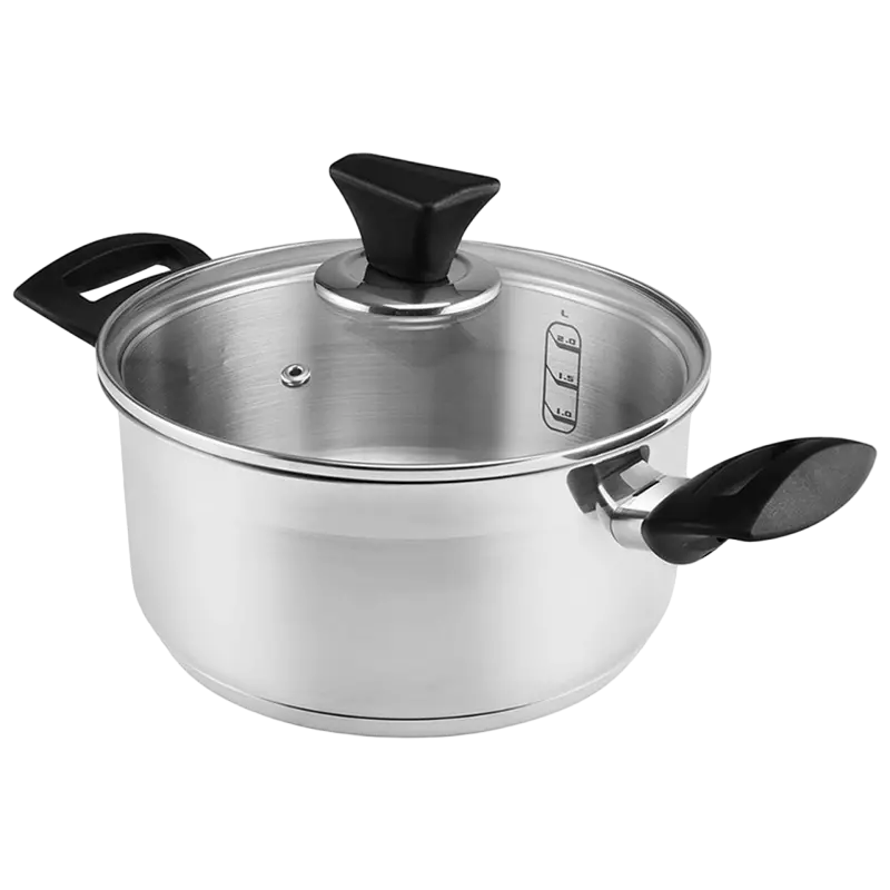 Cratiță Polaris Verde-20C, 3L, Argintiu