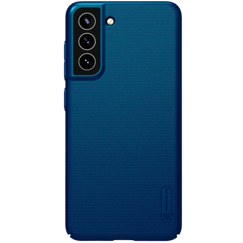 Чехол Nillkin Nillkin SAM. S21 FE, Frosted, Peacock Blue, Синий